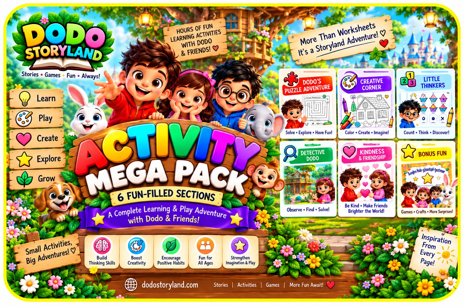Dodo Storyland: Activity Mega Pack