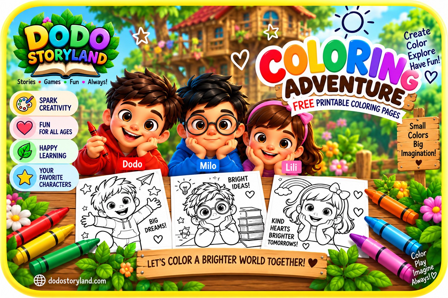 Dodo Storyland Free Coloring Adventure
