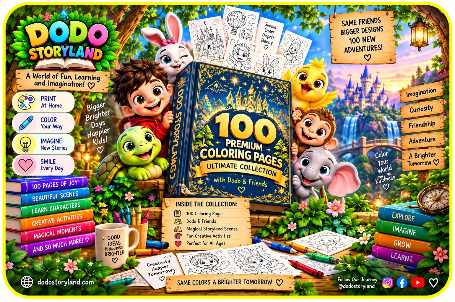 Dodo Storyland: Ultimate Coloring Collection